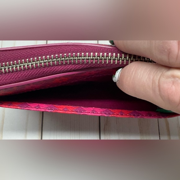 Coach Waverly Signature Accordion Zip Around Coated Canvas Wallet - Picture 3 of 7